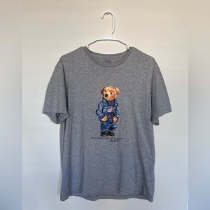 Polo Ralph Lauren Classic Fit Denim Bear T-Shirt Large